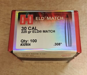 Pociski Hornady .308 225gr ELD-Match