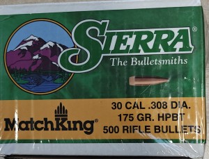 pociski Sierra .30 175gr HPBT (500szt)