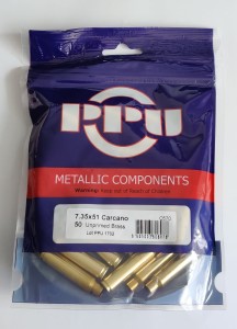 Łuski NOWE PPU 7,35x51 Carcano
