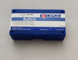 Pociski Lapua Scenar 6mm / .243 105gr GB478