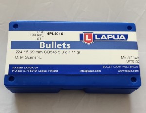 Pociski Lapua Scenar L .224 77gr GB545