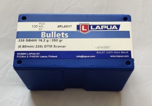 Pociski Lapua Scenar .338 250gr GB488