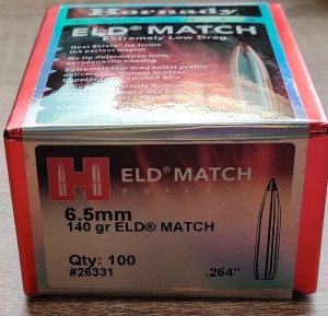 Pociski Hornady 6,5 140gr ELD-Match