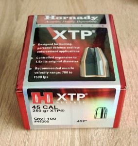 Pociski Hornady .45 XTP 250gr