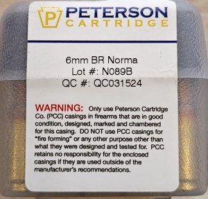 Łuski NOWE Peterson 6mm BR Norma