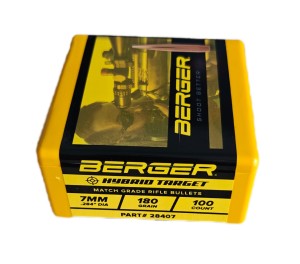 Pociski Berger 7mm / .284 180gr Hybrid Target