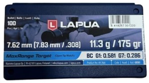 Pociski Lapua .30 175gr MaxRange Target